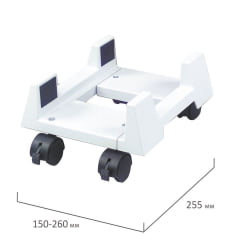 Подставка для системного блока БРАУБЕРГ передвижная / BRAUBERG