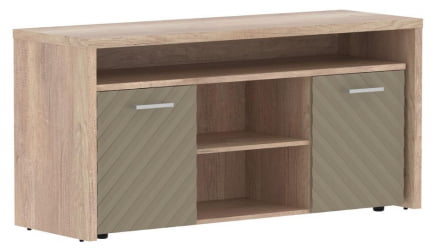 Тумба с фригобаром Торр ЛУКС ТЛТФ-3Д Дуб Каньон Капучино / Torr LUX TLTF-3D