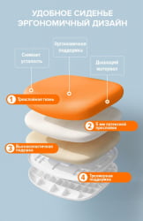 Детский стул Еверпроф Кидс 102 Ткань Оранжевый / Everprof Kids