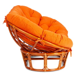 Диван МАМАСАН/МАМАСАН 23/02 В /с подушкой/ подушка 182х119 см, 169х102х80 см, Хоней (мед), ткань, оранжевый, С 23 / MAMASAN/МАМАСАН W Honey