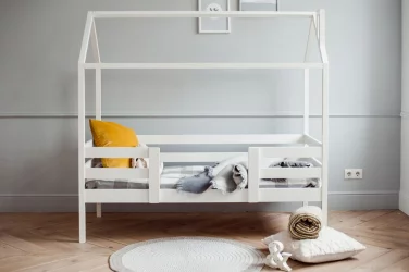 Кровать-домик РооРоом кд-22С Серый / RooRoom