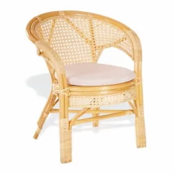 Кресло Пеланги, подушка на молнии Пеланги 02/15-3 мед / Pelangi