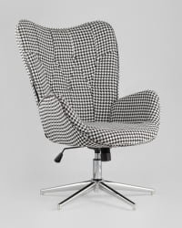 Кресло регулируемое Филадельфия Черно-белое