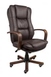 Кресло для руководителя АВ 123 Шоколад на дереве / AV