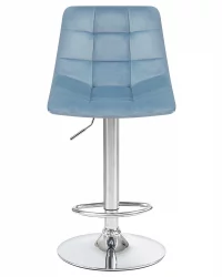 Стул барный ДОБРИН ТАИЛОР Пудрово-голубой велюр МДЖ9-74 / DOBRIN TAILOR MJ9-74