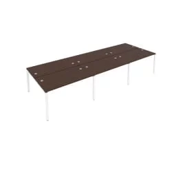 Рабочая станция на 6 раб.места Метал Сйстем Б.СМ-6.3 Венге/Белый / Metal System