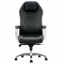 Кресло руководителя БРАБИКС ПРЕМИУМ Аурус ЕКС-705, мультиблок, алюминий, экокожа, черное / BRABIX PREMIUM Aurus EX-705,