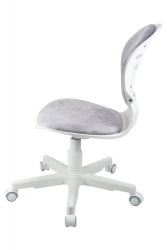 Кресло 1139 ФВ ПЛ Вхите велюр Блисс 09 аметист / FW PL White Bliss