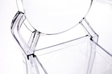 Кресло МЕДЭЛИОН (мод. 922) пластик, 56,5*53,2*92,5см, бесцветный / MEDALION (mod.