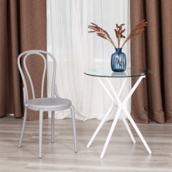 Стул ТХОНЕТ (мод. ПЛ62) пластик, 42 кс 52 кс 89 см, Грей (Cерый) 09 / THONET (mod. PL62) x x Grey (Cерый)