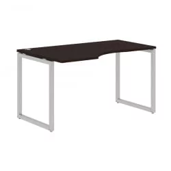 Стол письменный левый КСТЕН-К КСКCЕТ 149 Л Легно темный Алюминий / XTEN-Q XQCET L