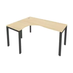 Стол письменный МЕТАЛ СЙСТЕМ БП.СА-4 Л Акация/Антрацит / METAL SYSTEM