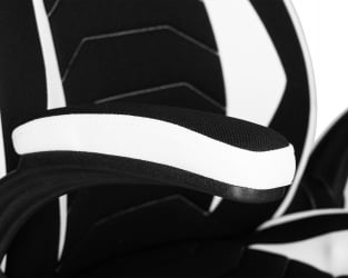 Кресло игровое ДОБРИН РИCК (черно-белый) / DOBRIN RICK