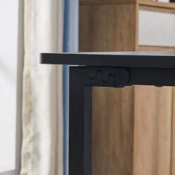 Угловой компьютерный стол КИВИ Черный БК / KIWI BK