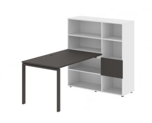 Рабочая станция ЕДИС ЕУРСТ 1213 Мокко Мокко Белый / EDIS EURST