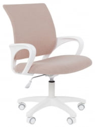 Детское кресло CХАИРМАН ТИН (КИДС) 103 белый пластик БАРНИ (БАРНИ) Зефир / CHAIRMAN (KIDS) (BARNI)