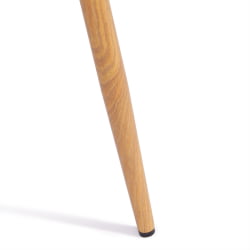 Металлический стул БРЕЕЗЕ (мод. 4724) вельвет/металл, 44 х 53 х 87 см, Лигхт грей (светло-серый) ХЛР14 / натуральный / BREEZE (mod. Light grey HLR14