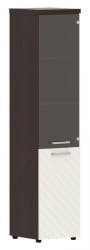 Шкаф колонка комбинированная с топом (правый) Торр ЛУКС ТЛХC 42.2 Р Венге Магия Латте / Torr LUX TLHC R