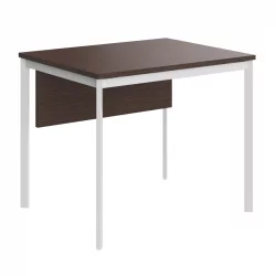 Стол прямой ИМАГО-С СП-1СД венге магия белый полуматовый / IMAGO-S СП-1SD