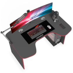 Игровой компьютерный стол СКИЛЛЛ СТГ 1385.1 антрацит/красный / SKILLL STG