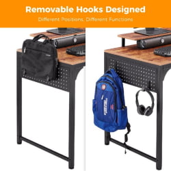 Геймерский стол ЕУРЕКА ЗКС-СС120Б-РББ Бровн / EUREKA ZX-SS120B-RBB Brown