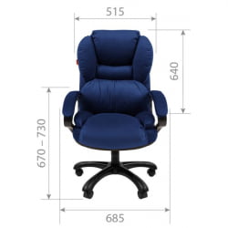 Кресло руководителя CХАИРМАН ДОМ (Хоме) 434 Синий / CHAIRMAN (Home)