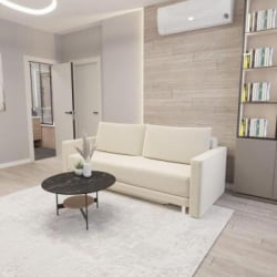 Офисный диван Сальтвик (Берхоусе) Цвет фасада: Левис 09 велюр; Тип: Прямой; Материал фасада: Металл/Велюр / (Berhouse)