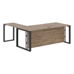 Стол с боковой приставкой ЕНИО ЕCТ 2019Х Кария Пальмира/Антрацит / ENIO ECT 2019H