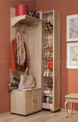 Фасад шкафа для обуви Шерлоcк 73 левый Дуб Сонома / Sherlock