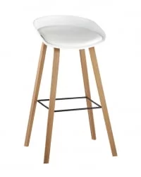 Барный стул Либра Софт с подушкой Белый / Libra Soft