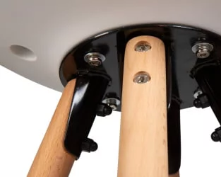 Стул полубарный ДОБРИН РОННИ Белый ЗЛ-В-02 / DOBRIN RONNI ZL-W-02