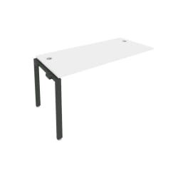 Проходной наборный элемент рабочей станции Метал Сйстем Б.ПРС-СП-1.4 Белый/Антрацит / Metal System