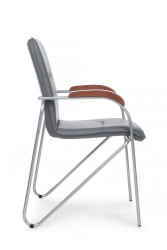 Стул Самба с деревянными подлокотниками СМБ-02 Серый / SMB-02