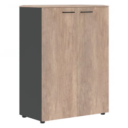 Шкаф с глухими средними дверьми ДЖАЙ ДЖМC 85.1 Дуб Каньон Антрацит / JAY JMC