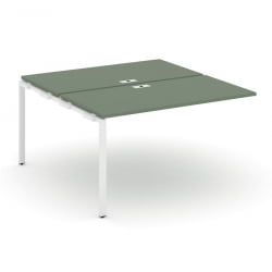 Двойной наборный элемент рабочей станции CОНCЕПТ CН.ДНРС-004 Кобо Белый / CONCEPT CN.DNRS-004