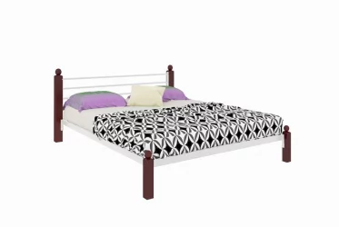 Кровать Милана Лукс 1600х2000 Белая / Lux