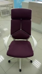 Кресло офисное ИК CКС0898Х-0-171 Вхите Виолет / IQ CX0898H-0-171 White Violet