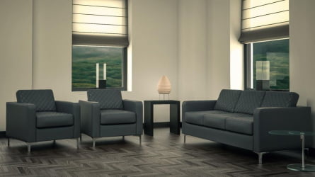 Диван трехместный Актив (3Д) ЕУРОЛИНЕ-9100 / EUROLINE-9100