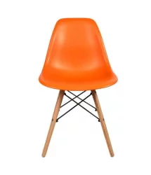 Стул для кухни Еамес СC-001 Оранжевый (РР623) / Eames SC-001