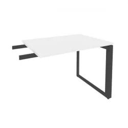 Брифинг-приставка на О-образном м/к ОНИКС О.МО-БР-9 Белый Бриллиант/Антрацит / ONIX O.MO-BR-9