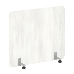 Перегородка на металлических опорах, на роликах Р-лине ДП.Р-140-120 Снежная Патина / R-line DP.R-140-120