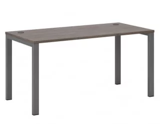 Стол письменный на металлоопорах Нев Лине НЛН36312334 Дуб шамони темный / New Line NLN36312334