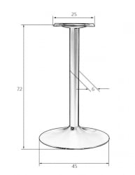 Обеденный стол ДОБРИН АЛАН БЛАCК / DOBRIN ALAN BLACK