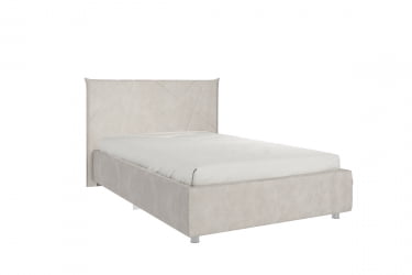 Кровать 1.2 Квест с основанием ЗО.КМ1.2-03 крем (велюр) / ZO.KM1.2-03