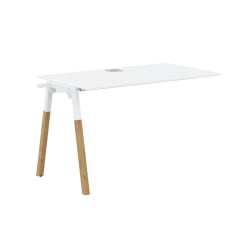 Рабочая станция Форта ФИСТ 1167 Белый премиум Дуб Гамильтон / Forta FIST