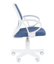 Детское кресло CХАИРМАН ТИН (КИДС) 112 белый пластик БАРНИ (БАРНИ) Морской / CHAIRMAN (KIDS) (BARNI)