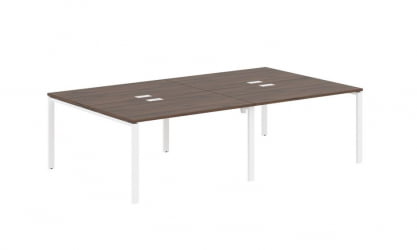 Бенч-система 4-местная ЕДИС ЕУВСТ 2716 Дуб Денвер темный Белый / EDIS EUWST