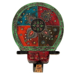 Столик Сеcрет Де Маисон СЛОН ( мод. ЕТ-001) дерево, 44х44х44см, этническая роспись / Secret De Maison SLON mod. ET-001)