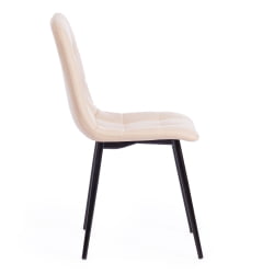 Стул CХИЛЛЙ МАКС ткань/металл, 45 х 54 х 90 см , бежевый 08/черный / CHILLY MAX