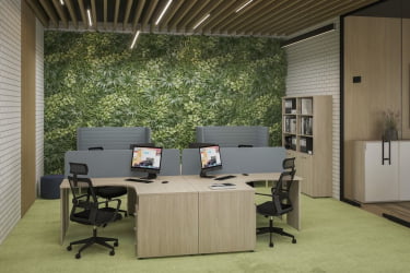 Мебель для офиса Сигма №11 Белый Дуб светлый / Sigma